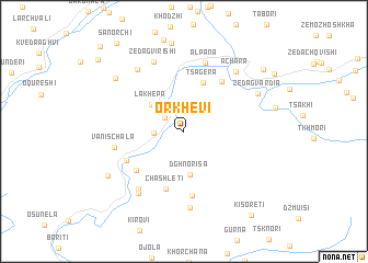 map of Orkhevi