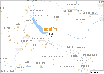 map of Orkhevi