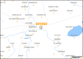 map of Orkhov