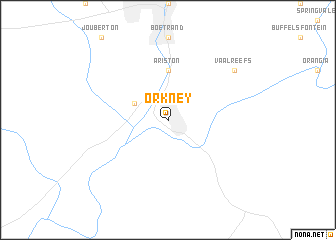 map of Orkney