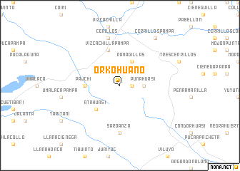 map of Orko Huano