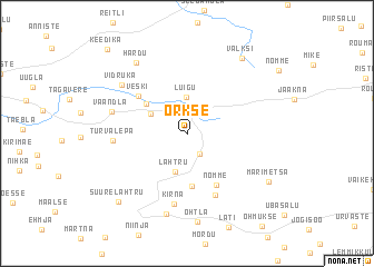 map of Orkse