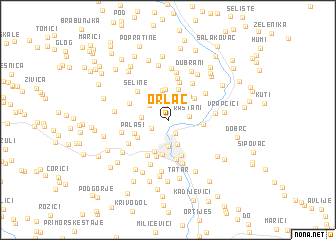 map of Orlac