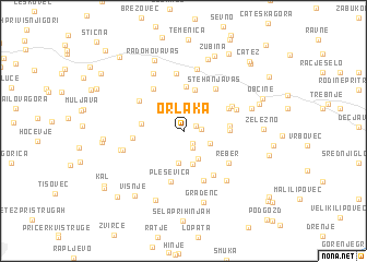 map of Orlaka