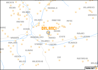 map of Orlanci