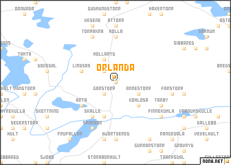 map of Örlanda