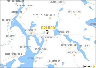 map of Orland