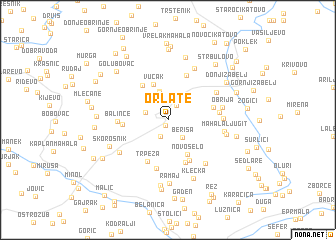 map of Orlate