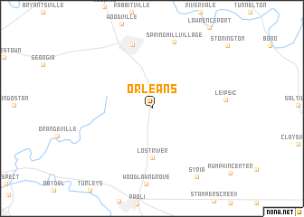 map of Orleans