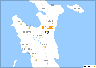 map of Orlec
