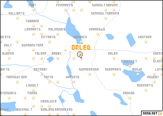 map of Örled