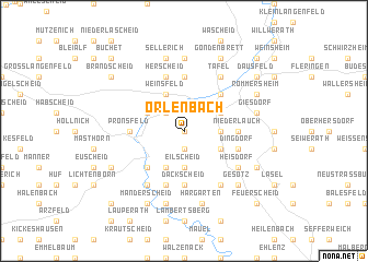 map of Orlenbach