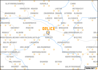 map of Orlice