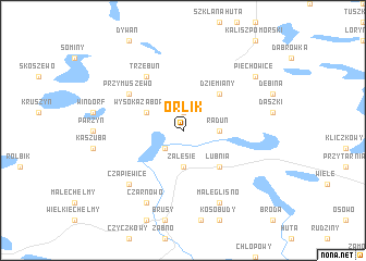 map of Orlik