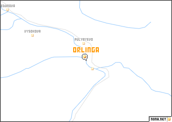 map of Orlinga