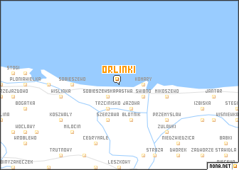 map of Orlinki