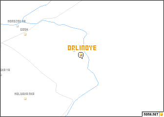 map of Orlinoye
