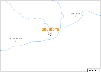 map of Orlinoye