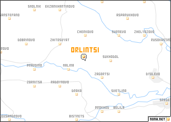 map of Orlintsi