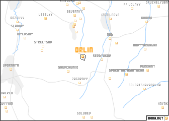 map of (( Orlin ))