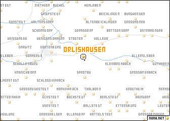 map of Orlishausen