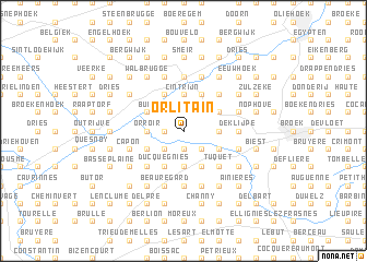 map of Orlitain