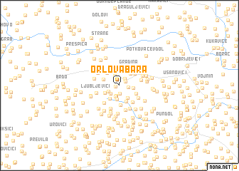 map of Orlova Bara