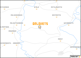 map of Orlovets