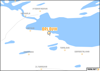 map of Orlovik