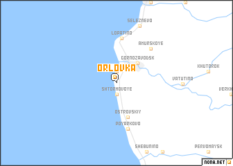 map of Orlovka