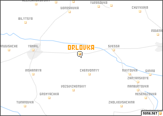 map of Orlovka