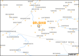 map of Orlovka