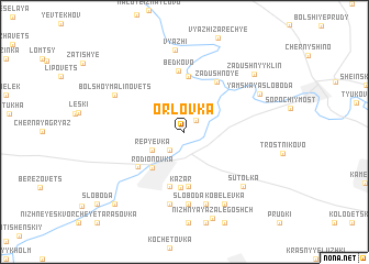 map of Orlovka