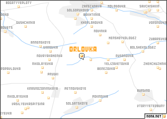 map of Orlovka