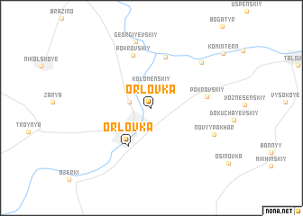 map of Orlovka