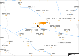 map of Orlovka