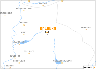 map of Orlovka