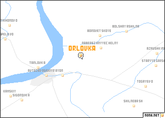 map of Orlovka