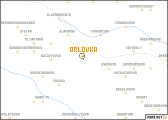 map of Orlovka