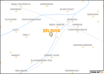 map of Orlovka