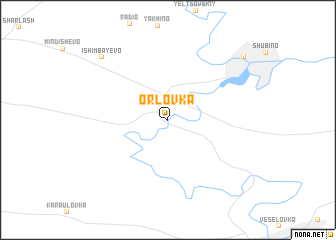 map of Orlovka