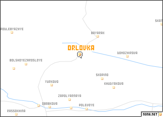 map of Orlovka