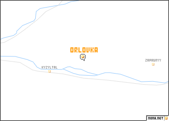 map of Orlovka