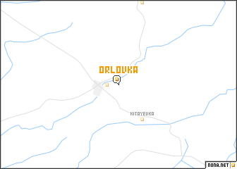 map of Orlovka