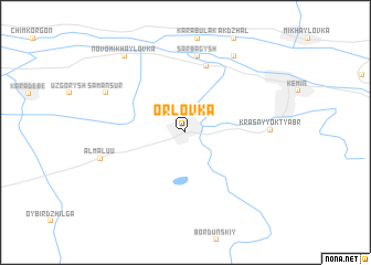 map of Orlovka