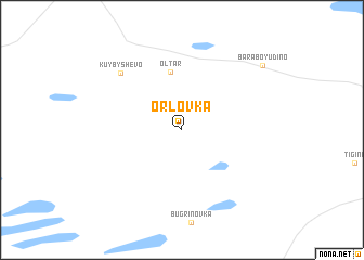 map of Orlovka