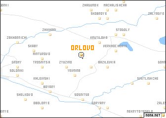 map of Orlovo