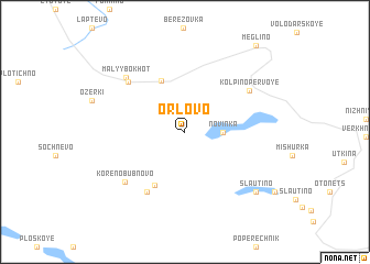 map of Orlovo