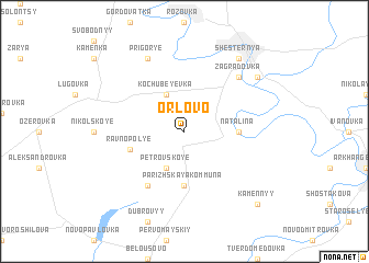 map of Orlovo