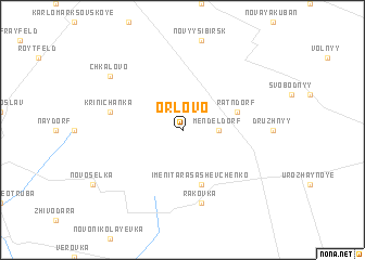 map of Orlovo